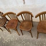 Set of 4 artex bistro chairs