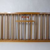 old folding wooden baby playpen abacus