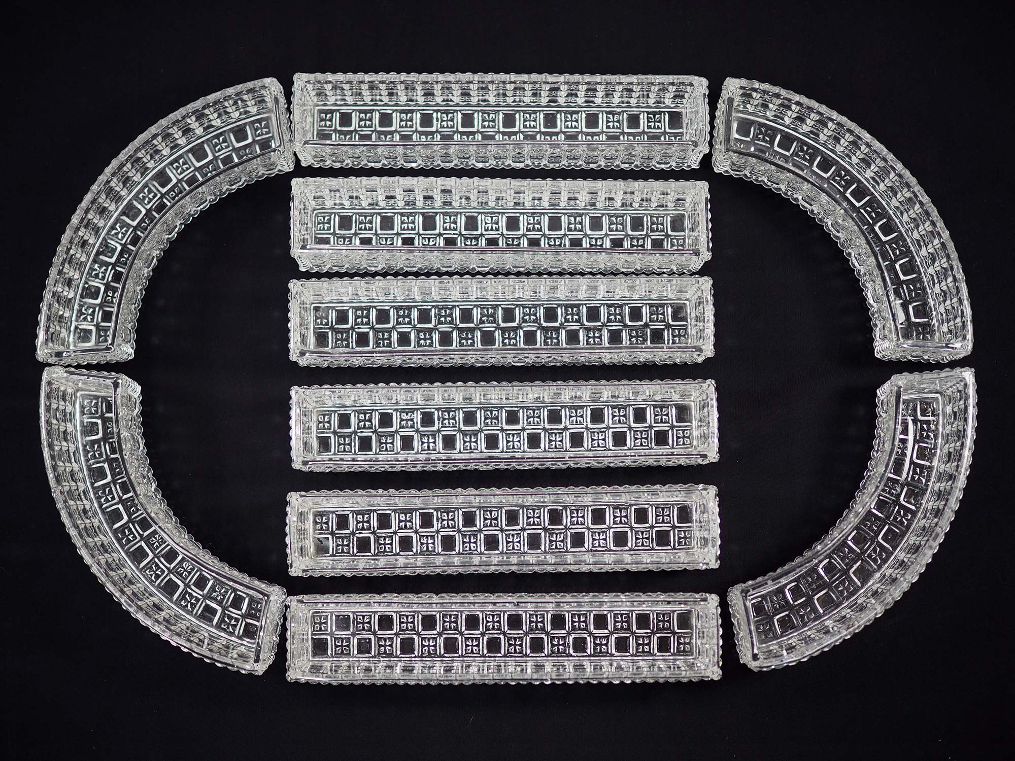 Art Deco Val St. Lambert Centre de Table Cristal-Circa 1930s