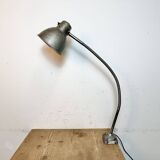 Grey Industrial Workshop Gooseneck Table Lamp, 1960s