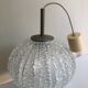 Vintage frosted glass pendant light by Dorian Leuchten