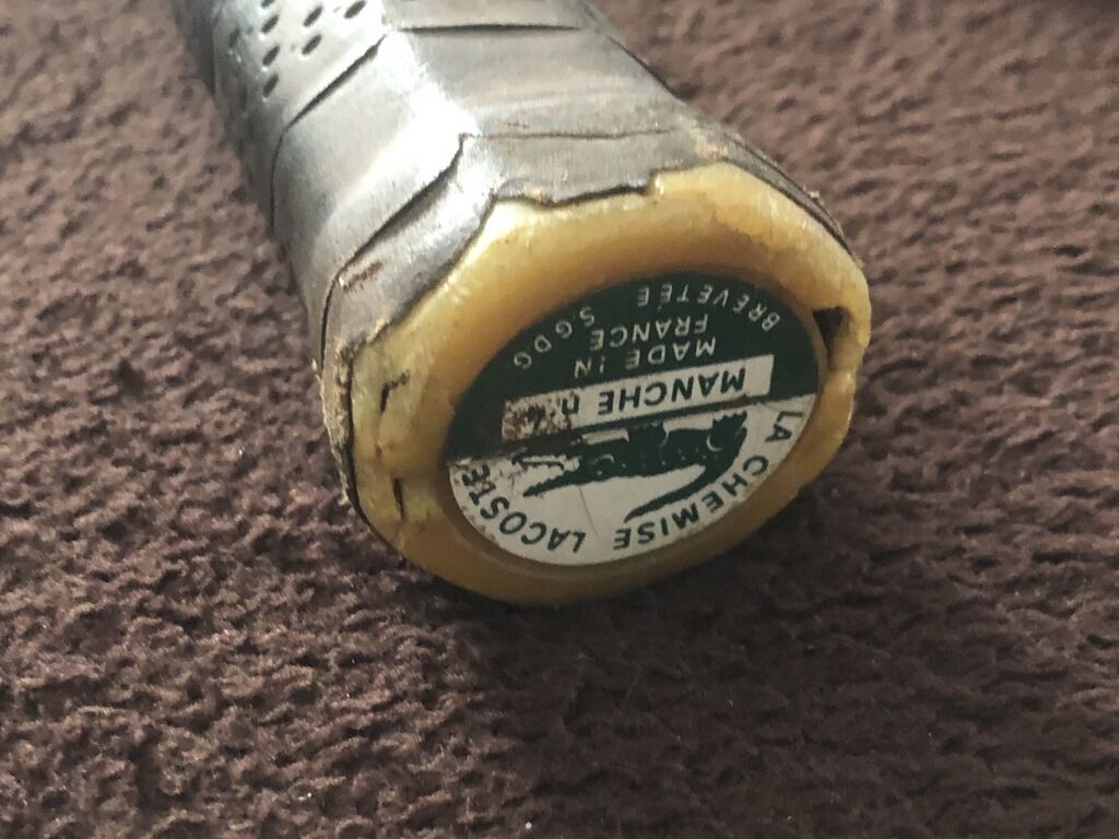 Batch of 4  tennis rackets in vintage alu 80s