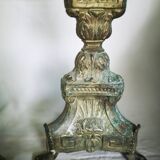 Pair of church candleholders, 19th century
