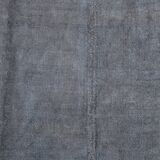 Shades of gray & silver vintage kilim rug