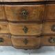 Louis XV commode with three drawers in solid walnut, 18th century
