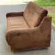 Meral France brown velvet convertible sofa bed