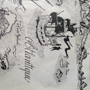 Vintage poster on Guadeloupe printed by Jarry signed by G. Costes.