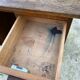 Vintage oak desk 4 drawers