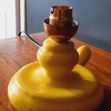 1950s ceramic lamp base in the shape of a hand candle holder