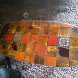 Roche & Bobois ceramic coffee table 1970