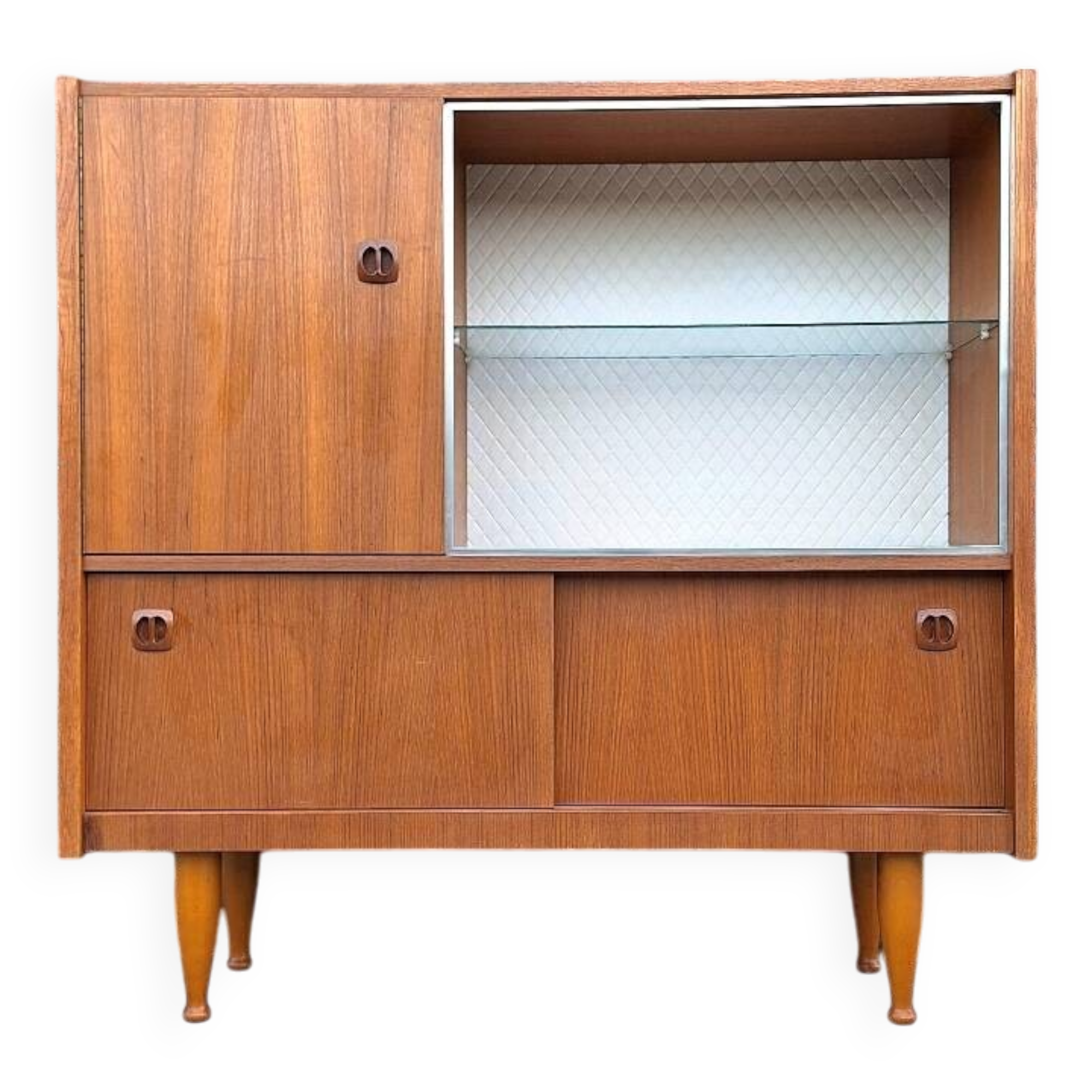 Vintage sideboard, antique bar cabinet, bookcase