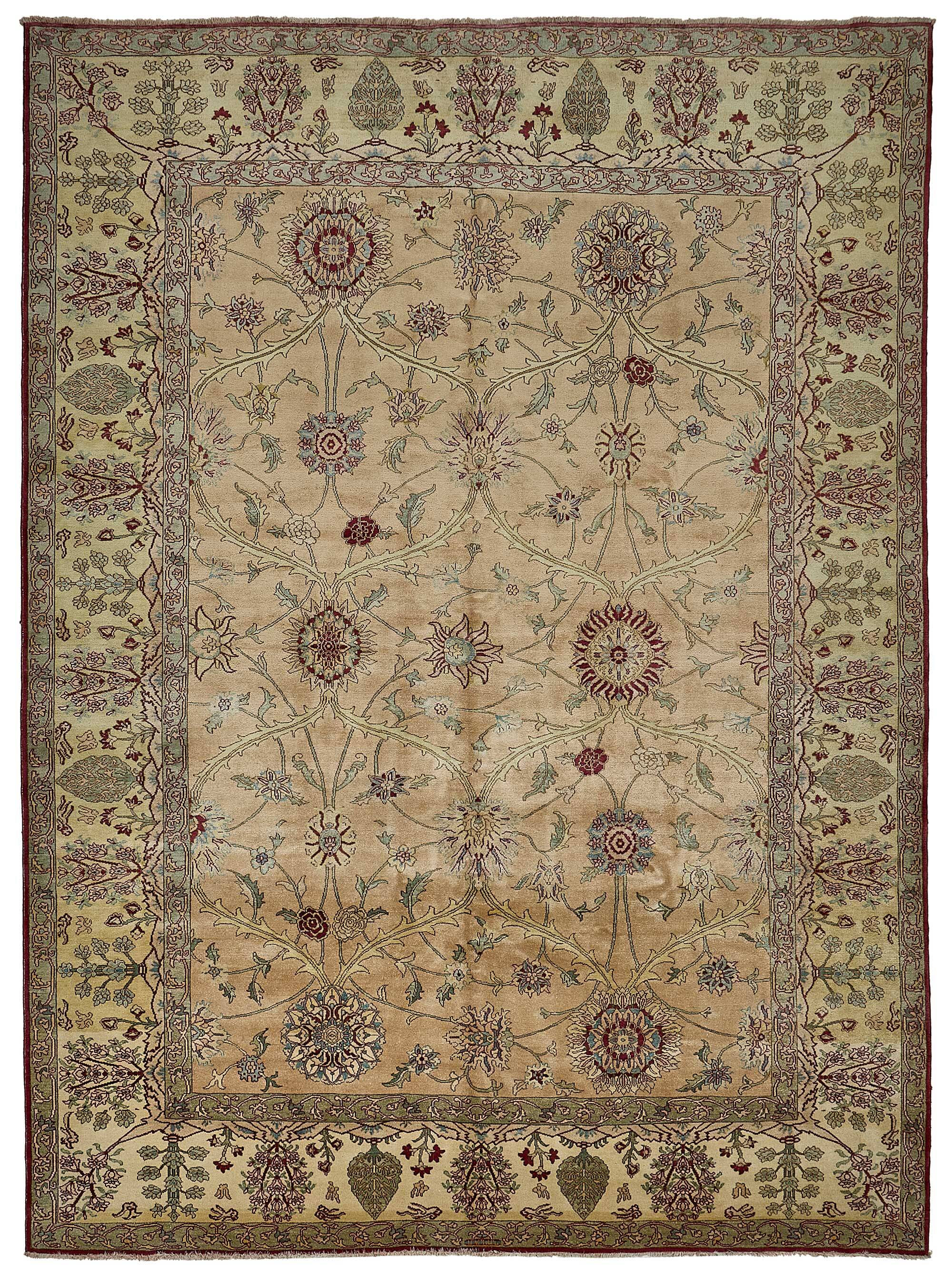Turkish Handknotted Wool Oushak Rug 301 cm x 404 cm