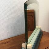Antique vintage beveled mirror.