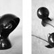Vintage Modern Black Dalù Table Lamp by Vico Magistretti for Artemide, 1960