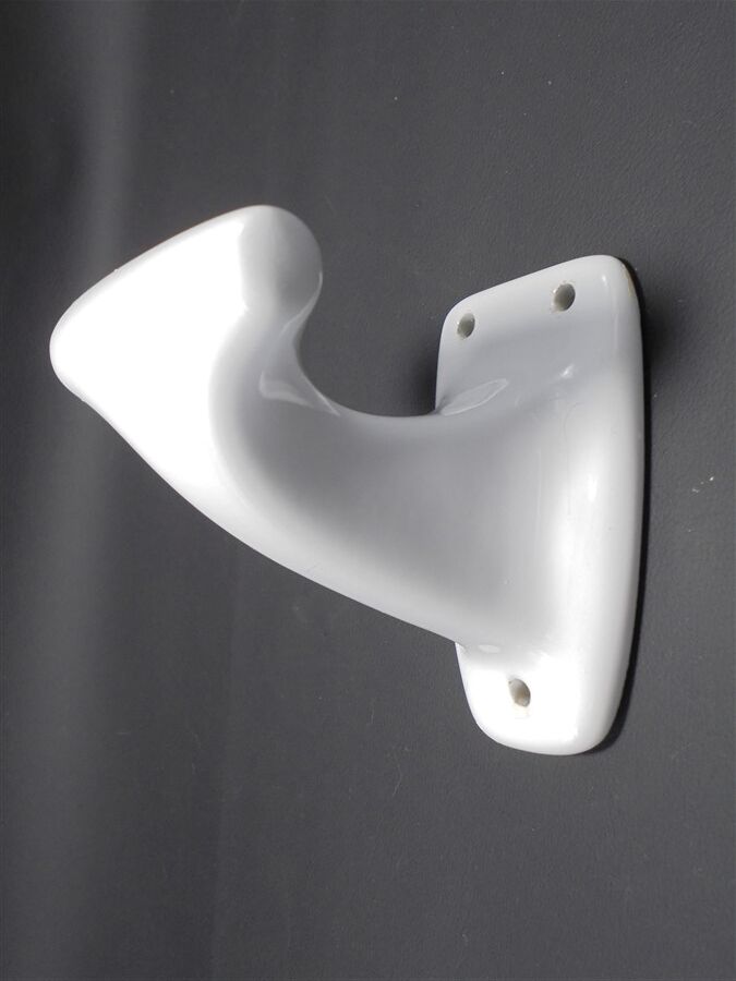 White ceramic hook