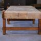 Coffee table in beech and ceramic by Roger Capron, 1960s