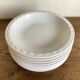 Set de 8 assiettes creuses Festons de Pierre Motton pour Gien 1970