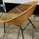 Pair of vintage Rohe Rotan chairs by H, Broekhuizen 1960