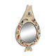 Ceramic mirror by Jean de Lespinasse 1960