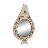 Miroir en céramique Jean de Lespinasse 1960