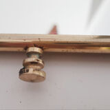 Golden barber mirror