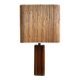 Scandinavian 70s wooden lamp