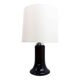 Black glass lamp base 1970