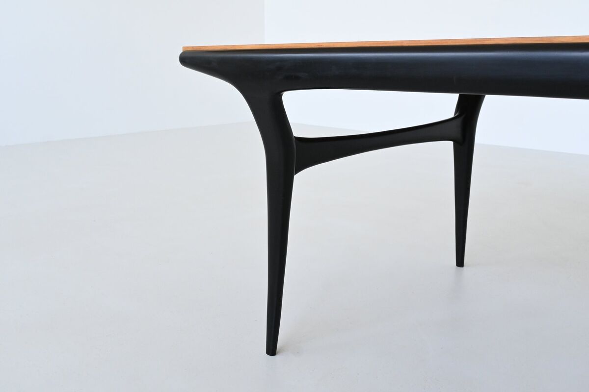 Alfred Hendrickx T4 dining table in beech Belform Belgium 1958