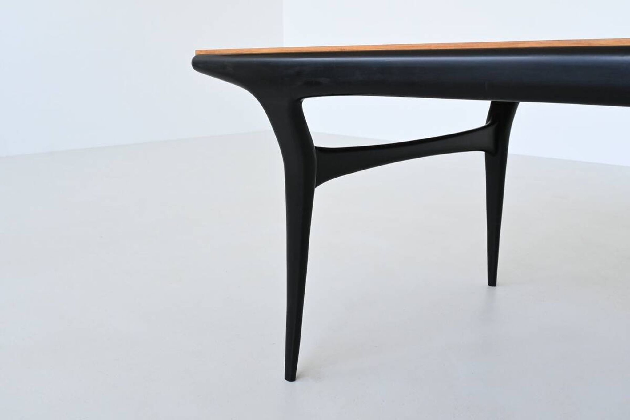 Alfred Hendrickx T4 dining table in beech Belform Belgium 1958