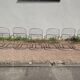 Set of 6 chrome metal design chairs from the 1970s.