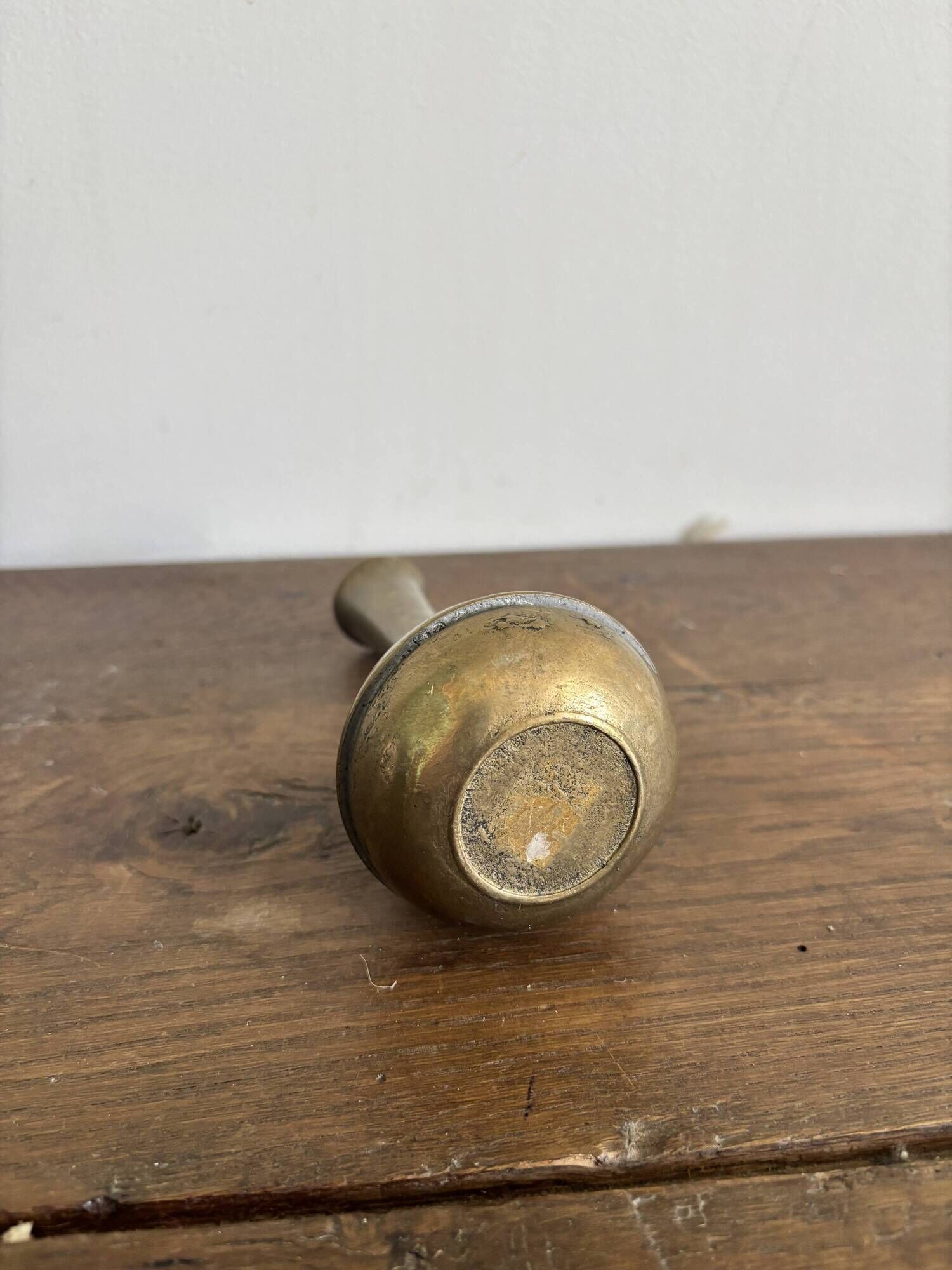 Vintage patinated brass soliflore – 1950s/70s