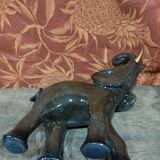 Art Deco ceramic elephant statue