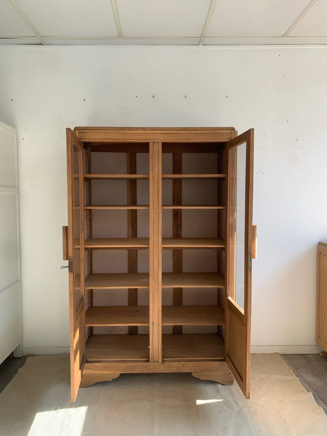 Art Deco glass cabinet