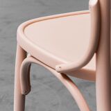 Ensemble de 3 chaises multicolore bois 50s vintage moderne