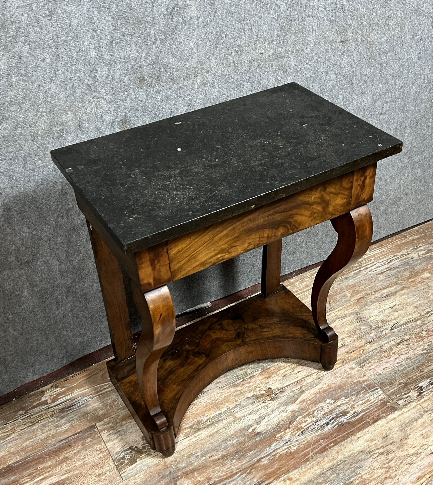 Console d'apparat époque restauration en acajou vers 1820