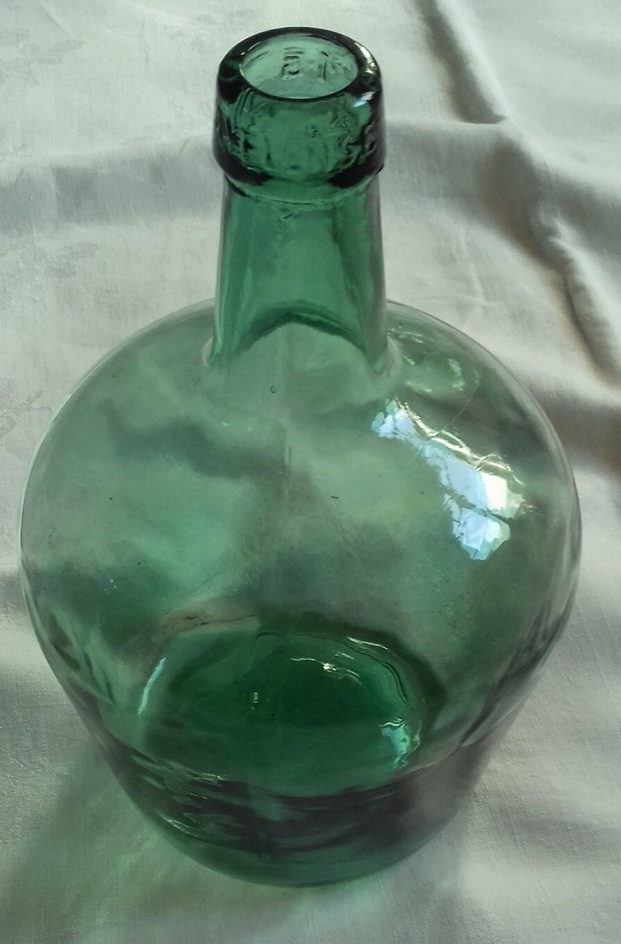 Demi-john bottle green glass