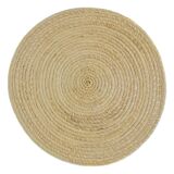 Table set or underside made of natural fiber