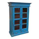 Armoire vitrée en bois ancienne