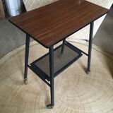 Roller side table