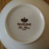Narumi japanese porcelain cup and saucer