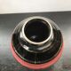 Ancient vase ball art deco glass opalin black - deco red vintage