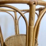 Rattan plant holder