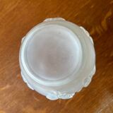 Pressed molded glass vase