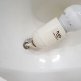 White metal Hala desk light, The Netherlands 1970