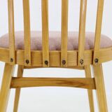 1960s Antonin Suman Set of Four Dining chairs in Beech Wood , Czechoslovakia
