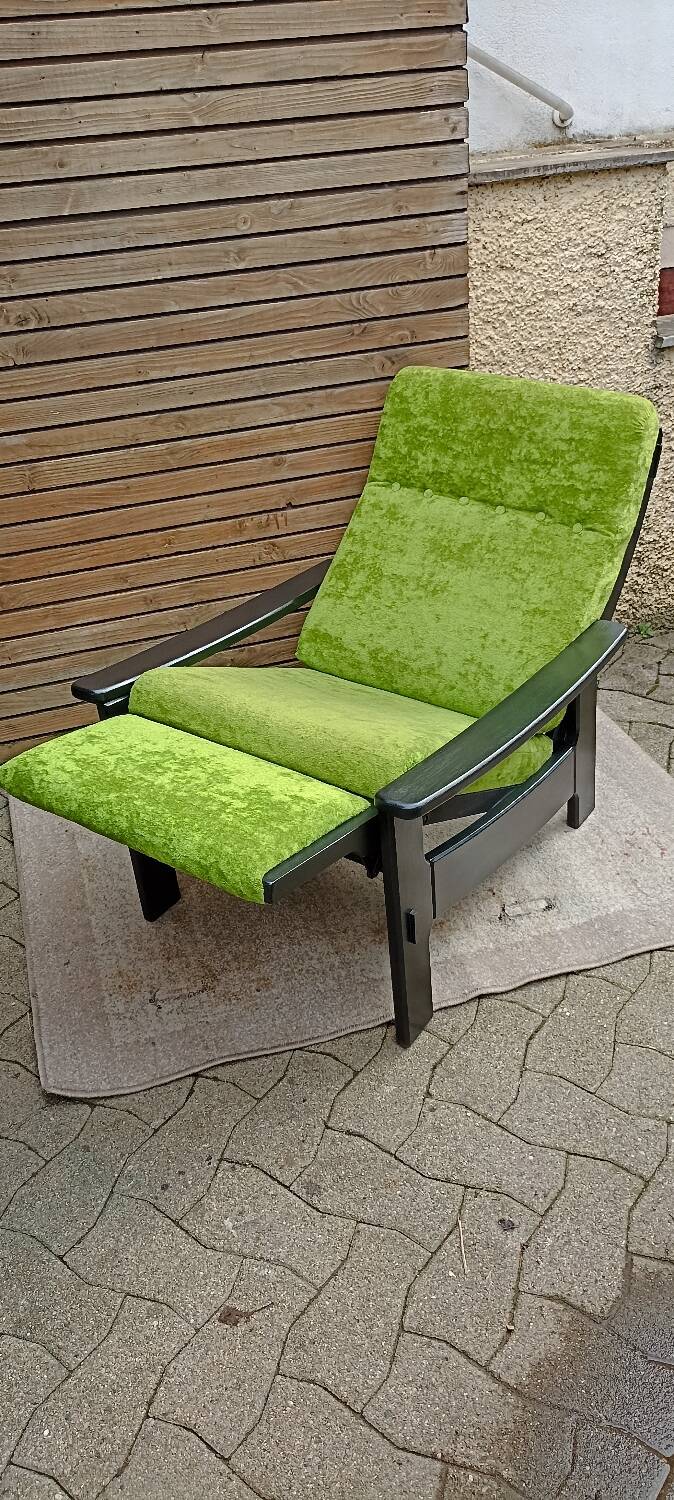 Vintage reclining armchair