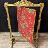 Louis XV Rocaille Fire Screen in Gilded Wood
