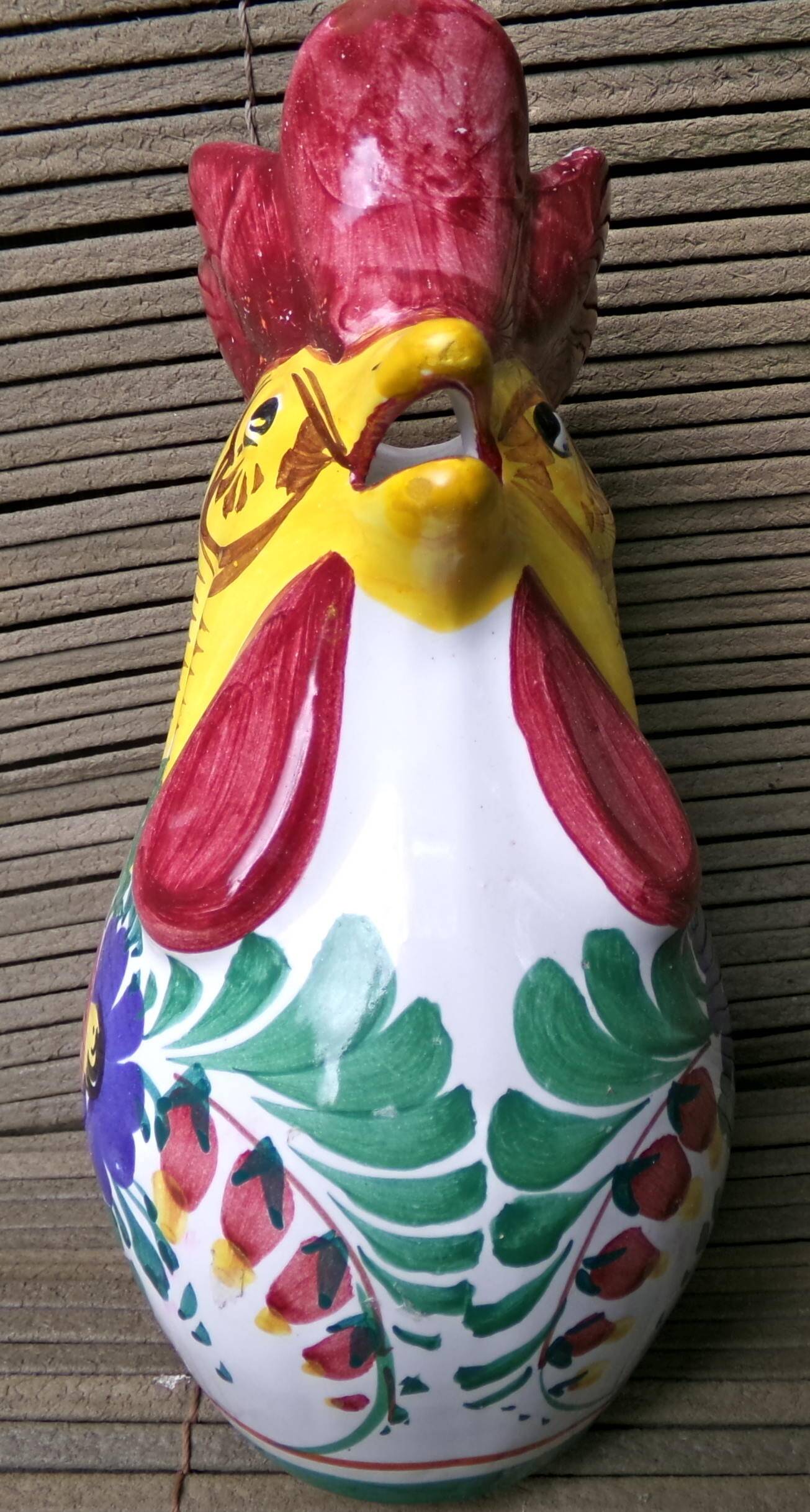 jug large pitcher rooster