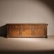 Handcrafted Solid Oak Chest with Rustic Carvings | Germany