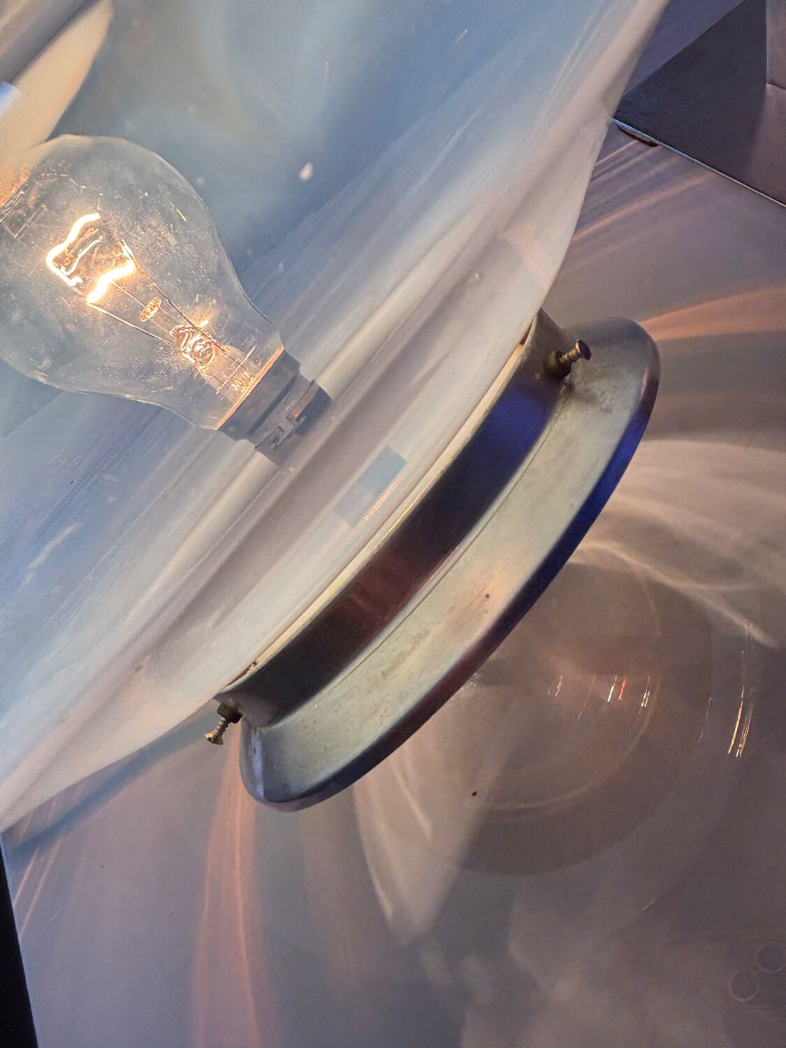 Vintage Murano glass table lamp